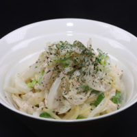 鶏ネギ塩バターパスタ（Chicken Cream Pasta）レンカフェ（LENN CAFE）（パスタ）6