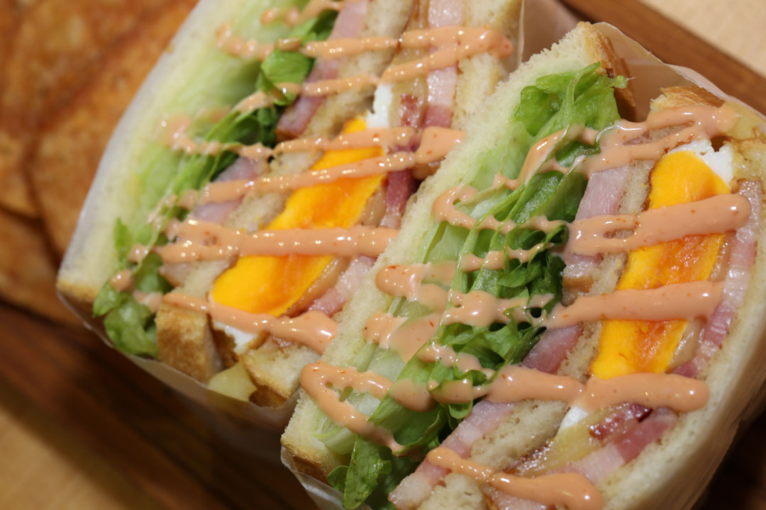 LENN CAFE（レンカフェ）「れんかふぇ・レンかふぇ」ベーコンエッグサンドイッチ_Bacon Egg Sandwich3
