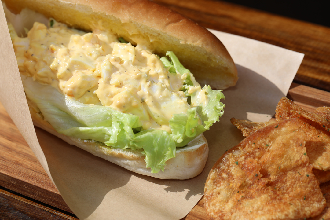 クリームチーズ玉子ドッグサンド（Cream Cheese Egg Dog Sandwich）レンカフェ（LENN CAFE）