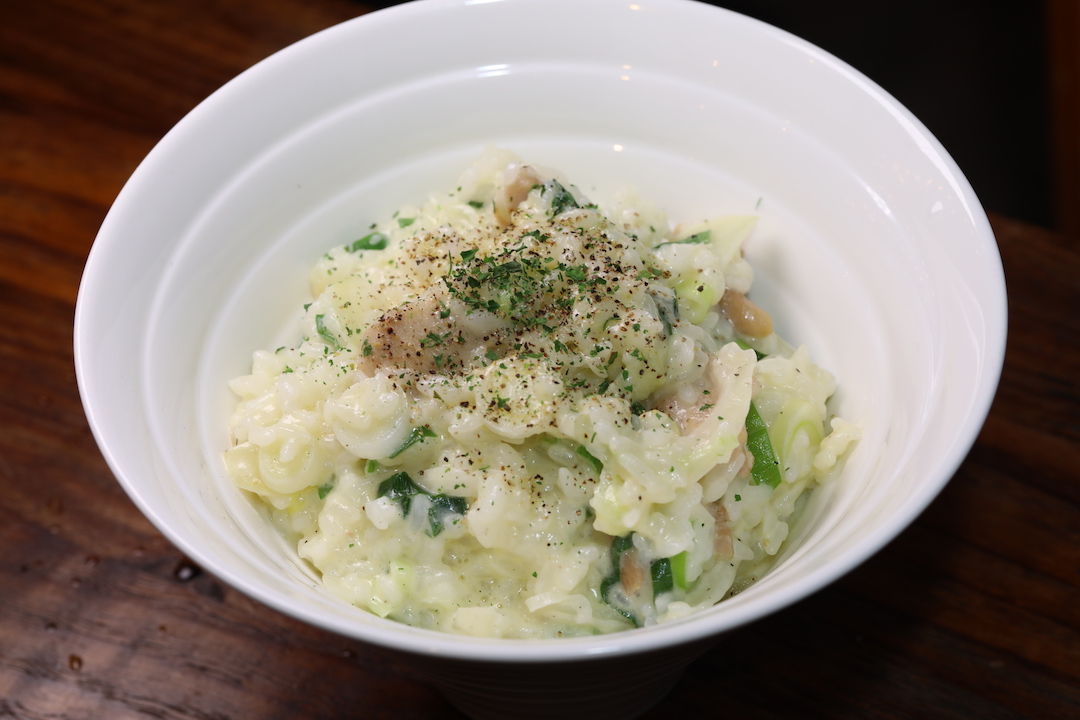 鶏ネギ塩バターリゾット（Risotto）レンカフェ（LENN CAFE）1