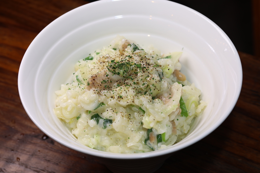 鶏ネギ塩バターリゾット（Risotto）レンカフェ（LENN CAFE）1