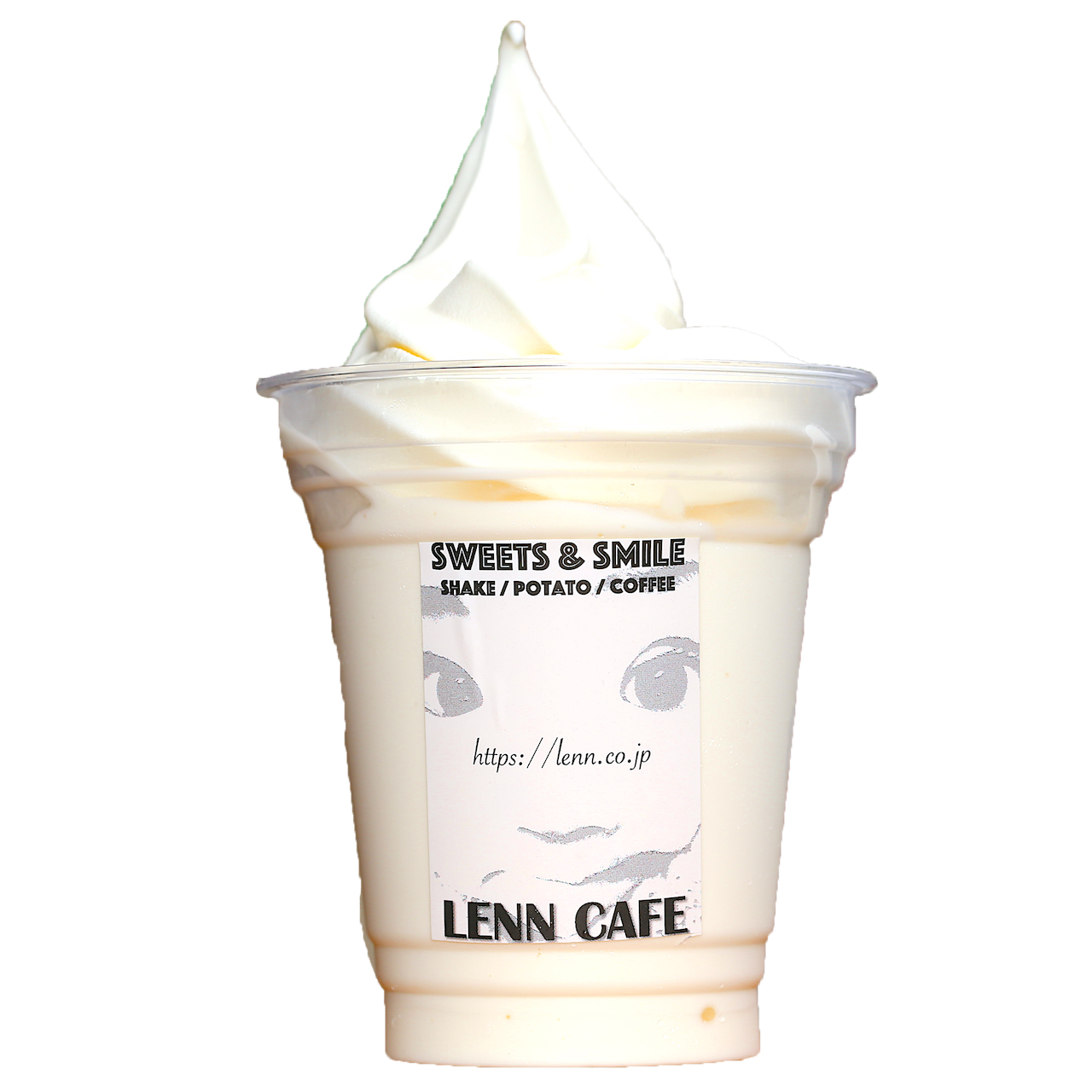 濃厚牛乳シェイク（Rich Milk Shake）レンカフェ（LENN CAFE）