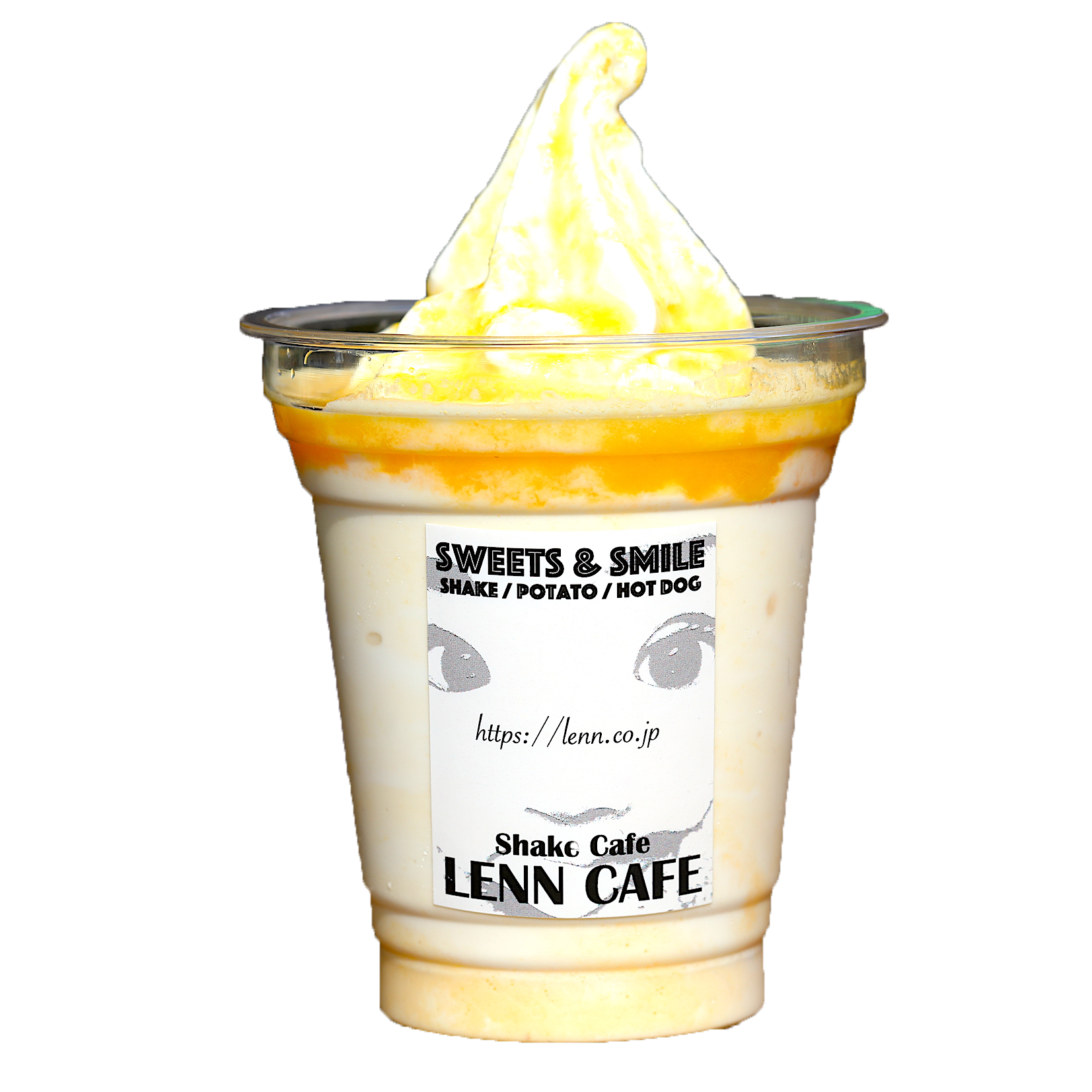 生オレンジシェイク（Orange Shake）レンカフェ（LENN CAFE）