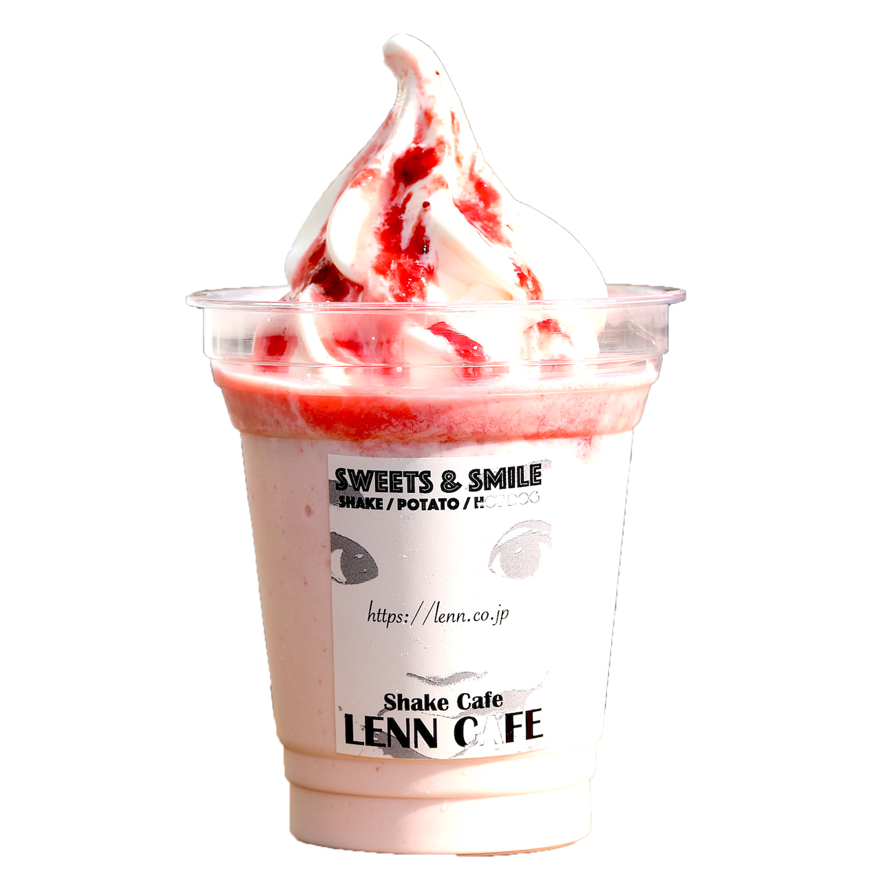 生イチゴヨーグルトシェイク（Strawberry Yogurt Shake）レンカフェ（LENN CAFE）